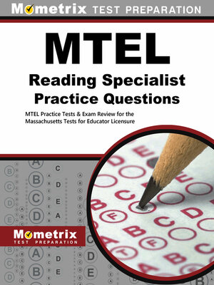 cover image of MTEL Reading Specialist Practice Questions